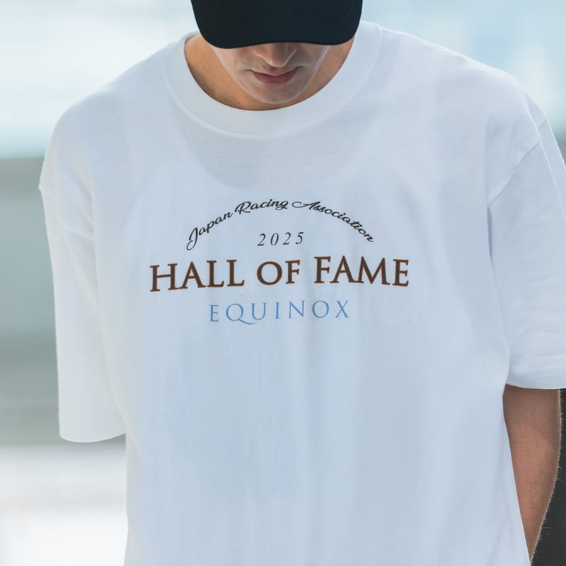 イクイノックス顕彰馬選定記念 グラフィカルTシャツBパターン（白