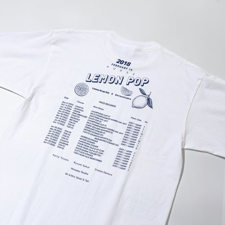 レモンポップ グラフィカルTシャツBパターン（白/White）