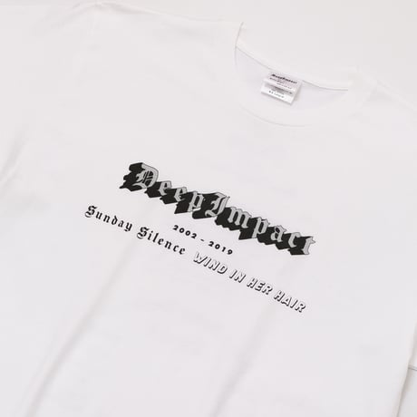 ディープインパクト グラフィカルTシャツAパターン（白/White）