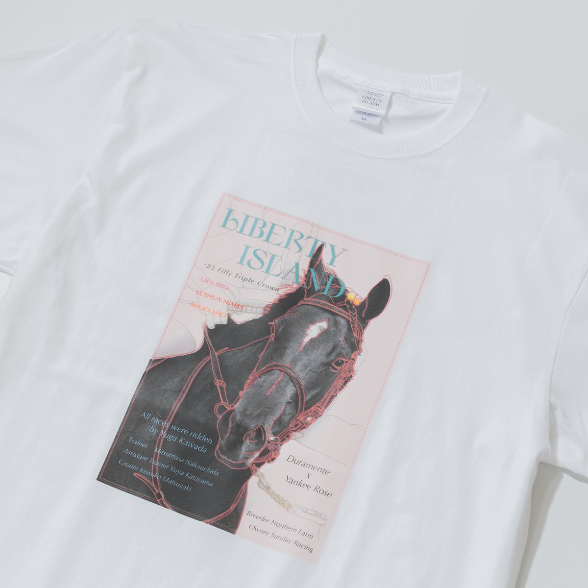 リバティアイランド メモリアルグッズ グラフィカルTシャツAパターン