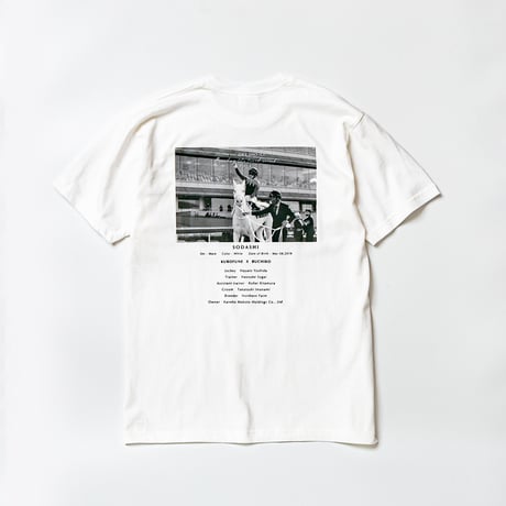 ソダシ引退記念グラフィカルTシャツ（Cパターン白/White）