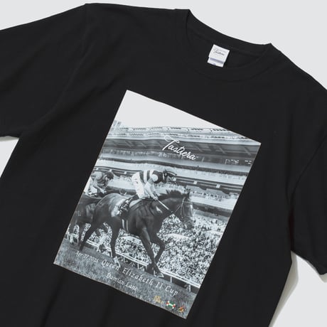 タスティエーラ引退記念 グラフィカルTシャツCパターン（黒/Black）