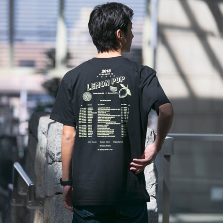 レモンポップ グラフィカルTシャツBパターン（黒/Black）