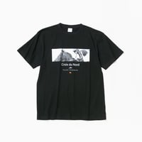 クロワデュノール グラフィカルTシャツAパターン（黒/Black）