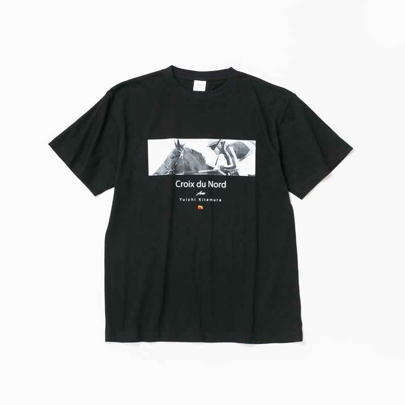 クロワデュノール グラフィカルTシャツAパターン（黒/Black