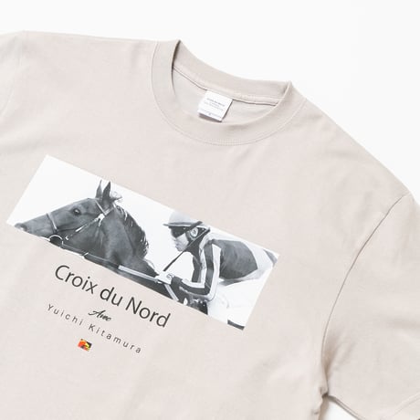 クロワデュノール グラフィカルTシャツAパターン（グレー/Gray）