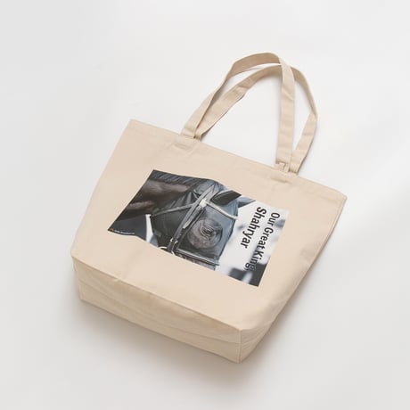 シャフリヤール グラフィカルトートLサイズ（生成り/Off-White）