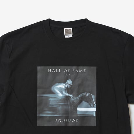 イクイノックス顕彰馬選定記念 グラフィカルTシャツAパターン（黒/Black）