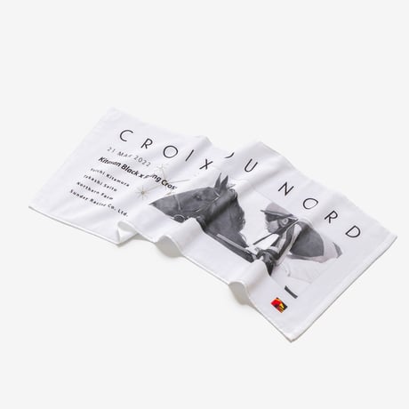 クロワデュノール グラフィカルフェイスタオル