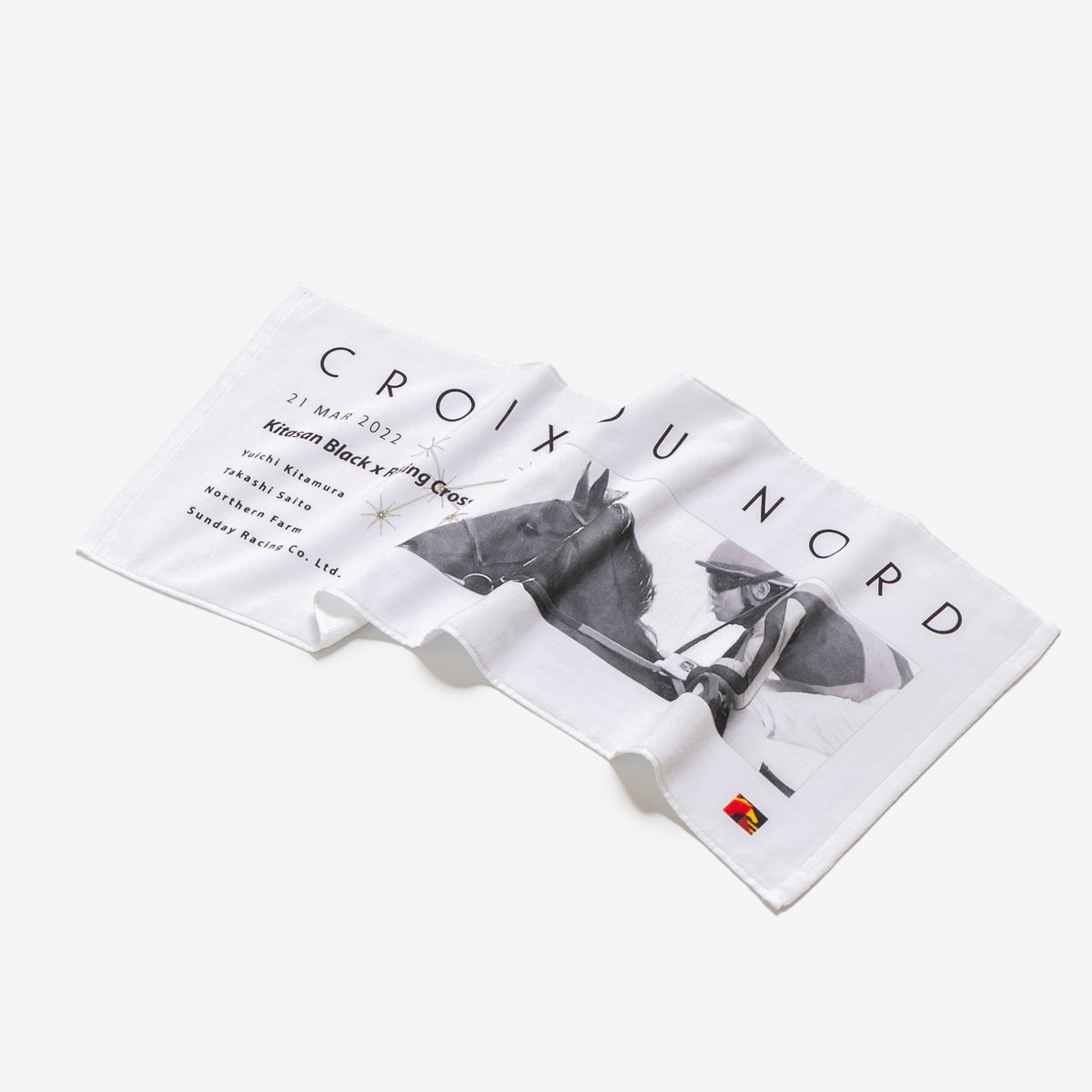 クロワデュノール グラフィカルフェイスタオル | HORSEGOODSnet
