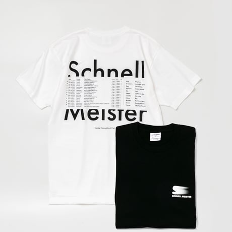 シュネルマイスター引退記念グラフィカルTシャツBパターン（黒/Black）