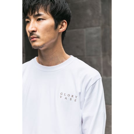 グローリーヴェイズ引退記念グラフィカルロングスリーブTシャツ（白/White）