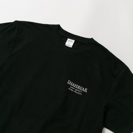 シャフリヤール グラフィカルTシャツCパターン（黒/Black）