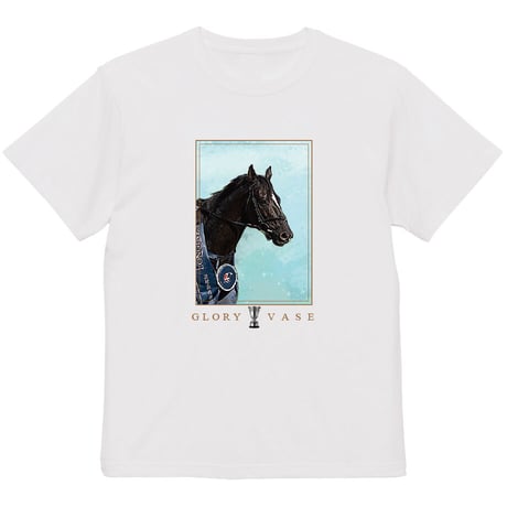 グローリーヴェイズ引退記念グラフィカルTシャツ（Aパターン白/White）