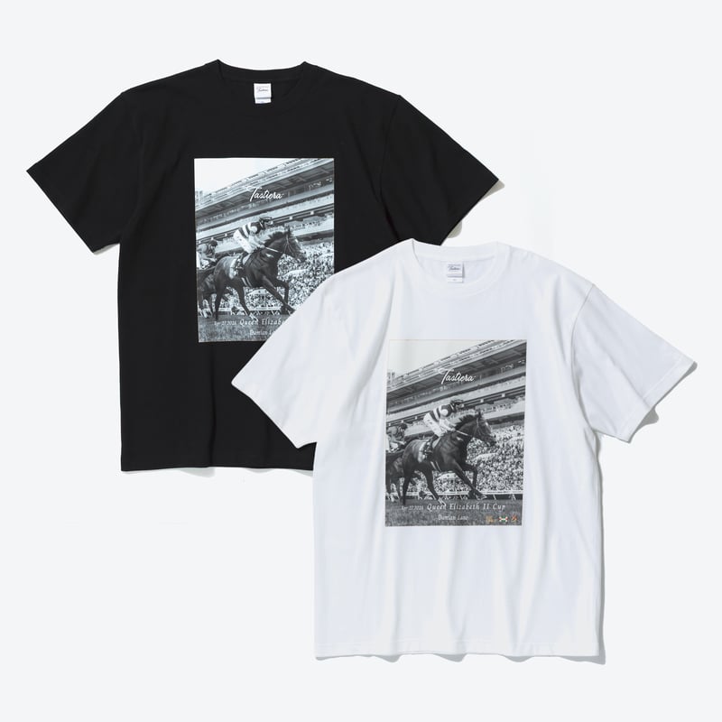 タスティエーラ引退記念 グラフィカルTシャツCパターン（白/White
