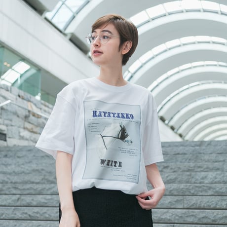 ハヤヤッコ グラフィカルTシャツAパターン（白/White）