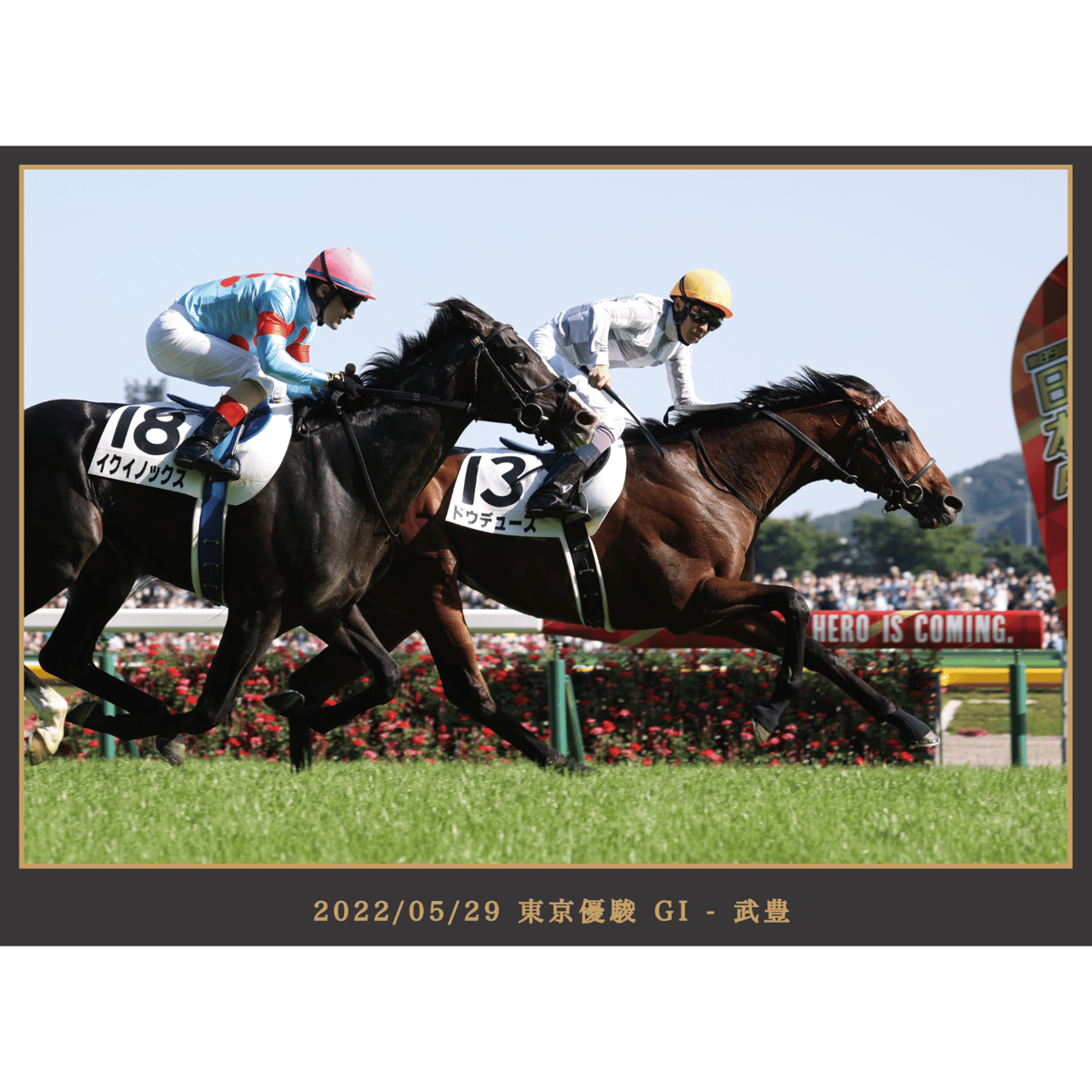 【200個限定】イクイノックス 引退記念写真デザインパネル　競馬 JRA 200個限定】イクイノックス 引退記念写真デザインパネル 競馬 JRA