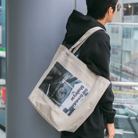 シャフリヤール グラフィカルトートLサイズ（生成り/Off-White）