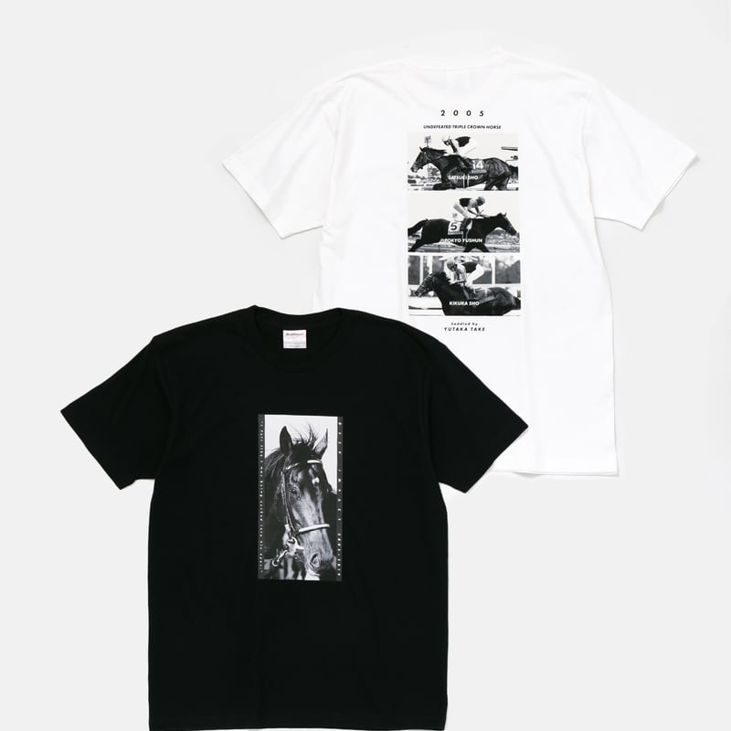 ディープインパクト グラフィカルTシャツBパターン（黒/Black