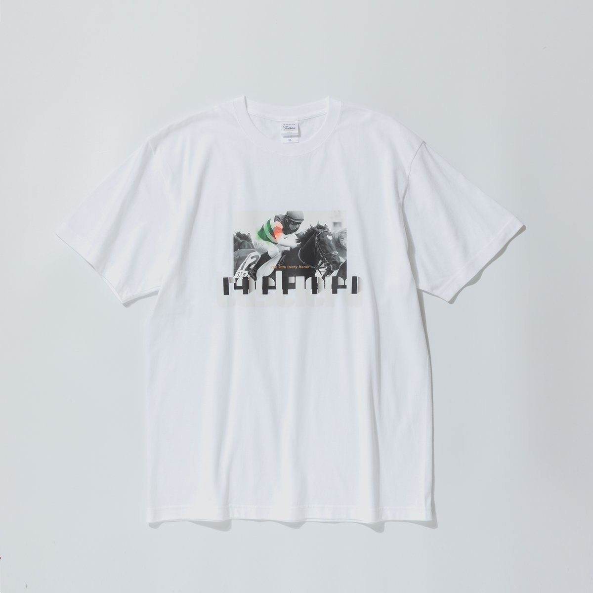 タスティエーラ引退記念 グラフィカルTシャツAパターン（白/White