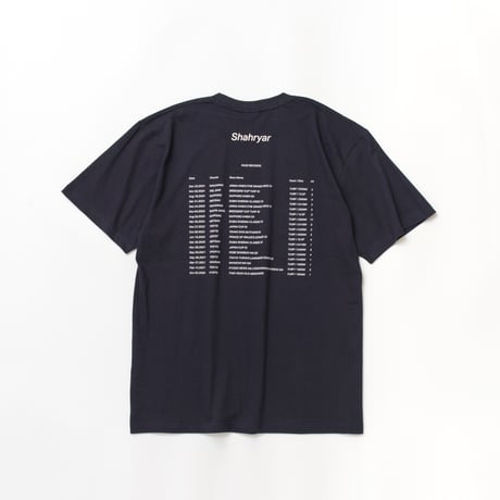 シャフリヤール グラフィカルTシャツBパターン（ネイビー/Navy）