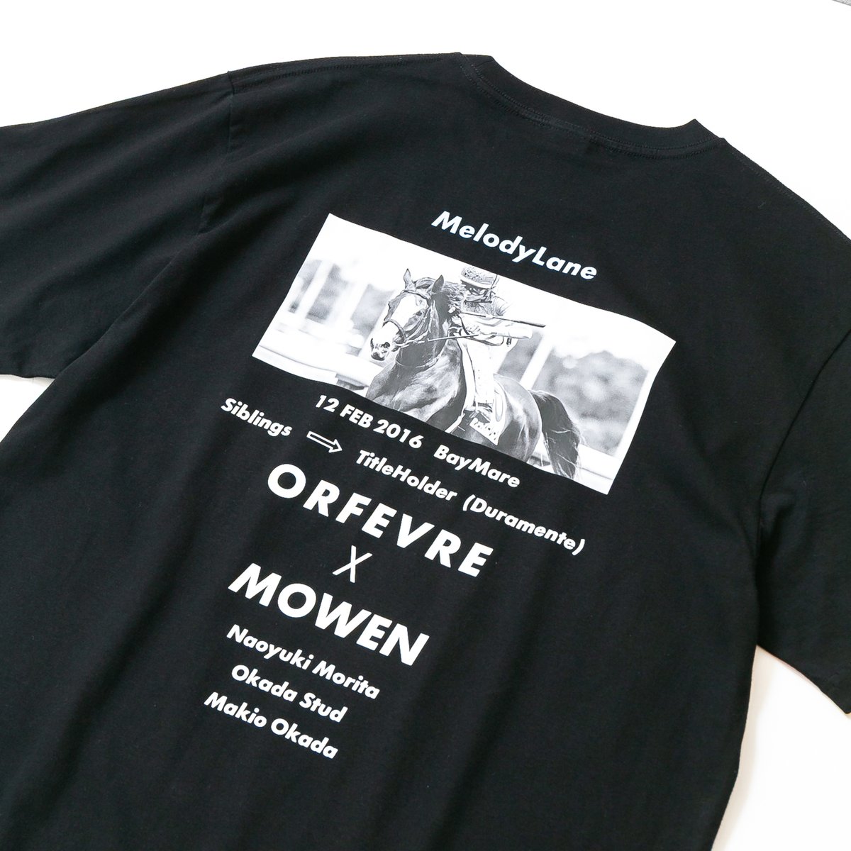 メロディーレーン グラフィカルTシャツCパターン（黒/Black