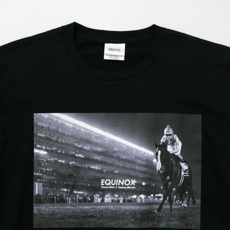 イクイノックス引退記念グラフィカルTシャツCパターン（黒/Black）