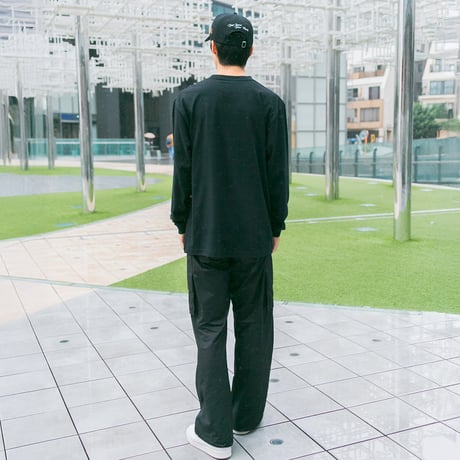 シャフリヤール グラフィカルロングスリーブTシャツ（黒/Black）