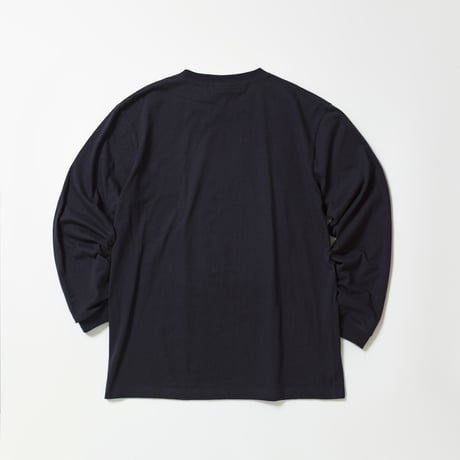 ウインドインハーヘア グラフィカルロングスリーブTシャツ（紺/Navy）