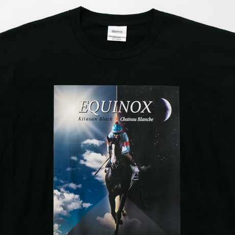 イクイノックス引退記念グラフィカルTシャツAパターン（黒/Black）