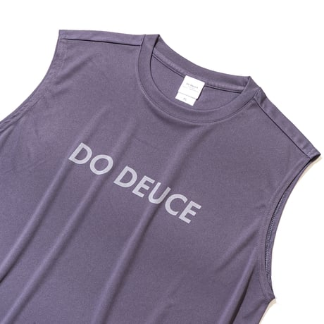 ドウデュース グラフィカルノースリーブTシャツ（紫/Purple）