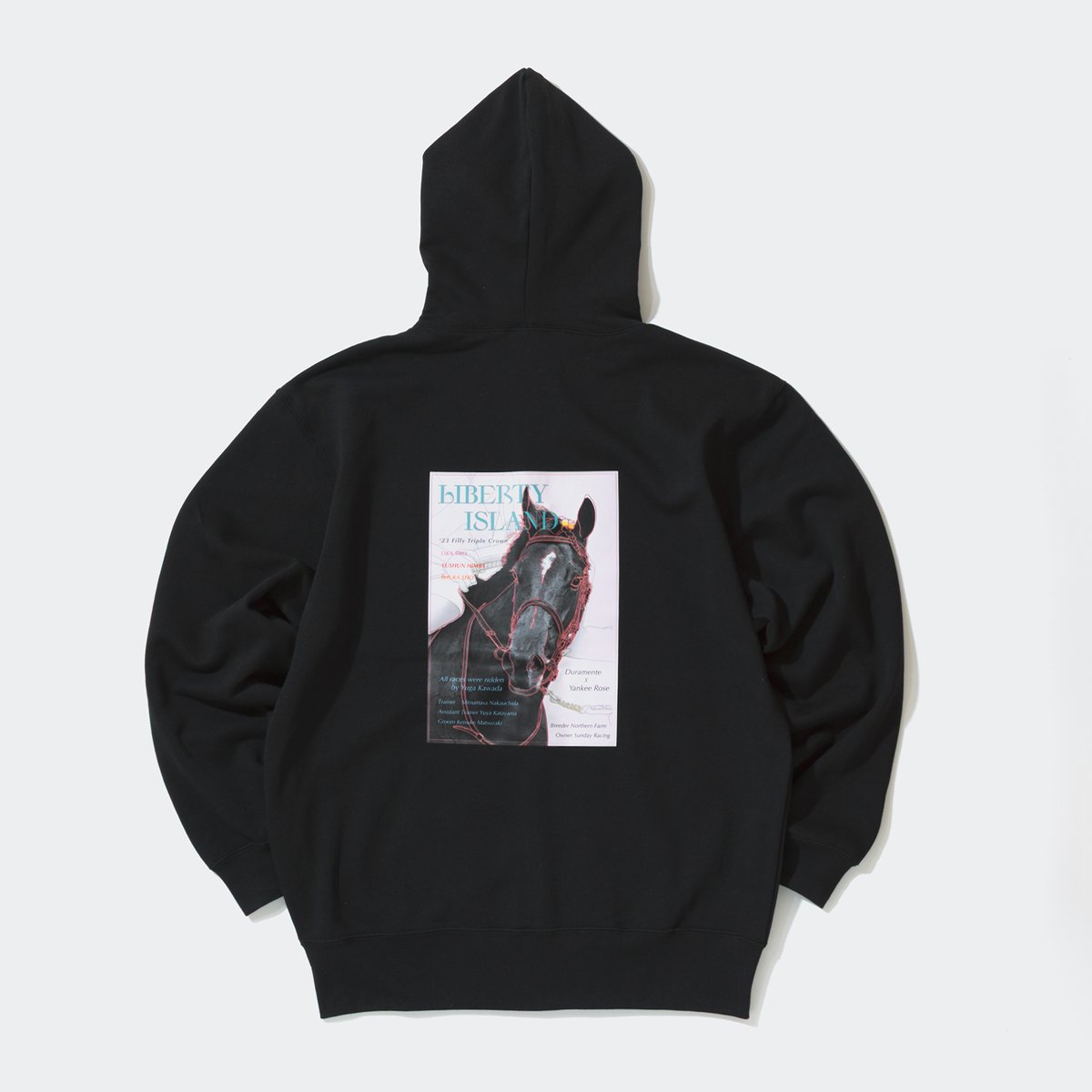 リバティアイランド メモリアルグッズ グラフィカルパーカー（黒/Black