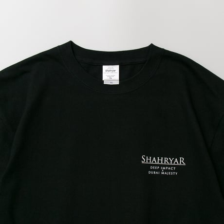 シャフリヤール グラフィカルTシャツCパターン（黒/Black）
