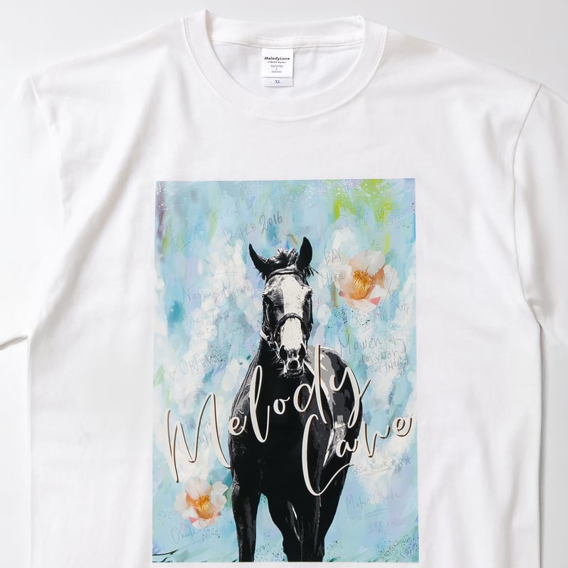 メロディーレーン グラフィカルTシャツAパターン（白/White