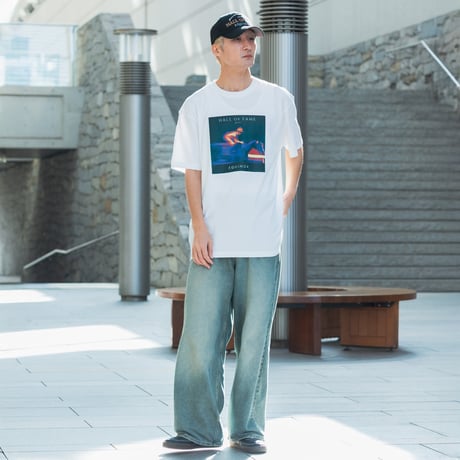 イクイノックス顕彰馬選定記念 グラフィカルTシャツAパターン（白/White）
