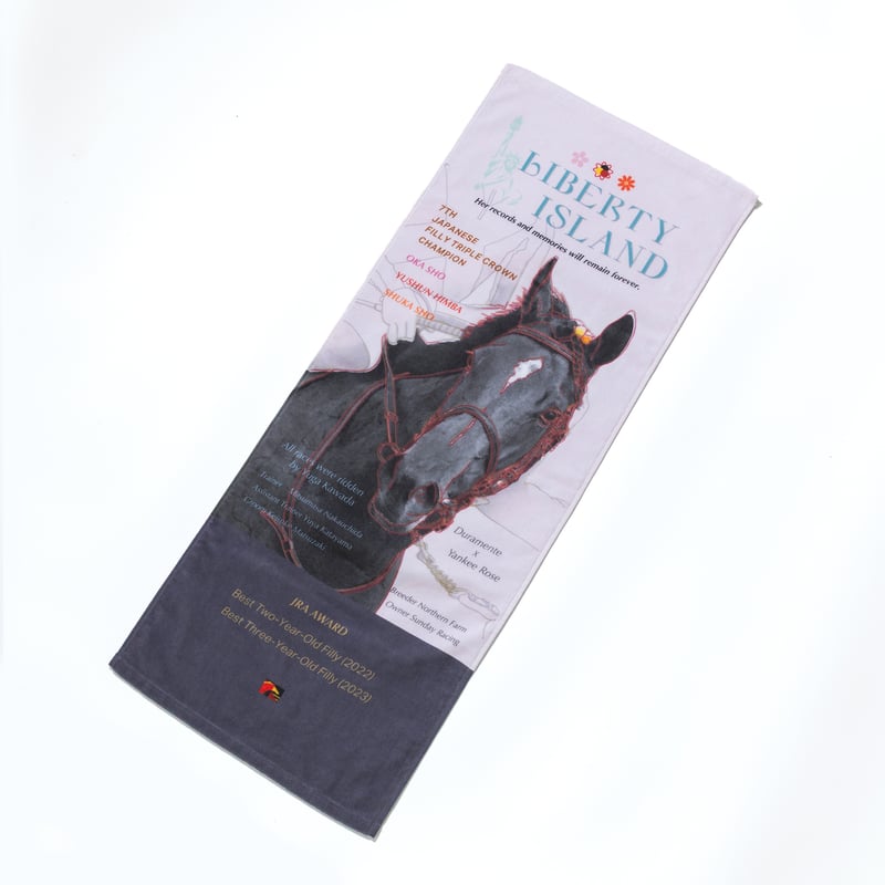 リバティアイランド メモリアルグッズ フェイスタオル | HORSEGOODSnet