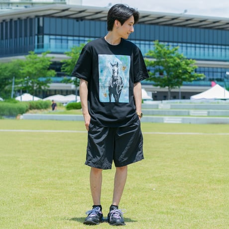 メロディーレーン グラフィカルTシャツAパターン（黒/Black）