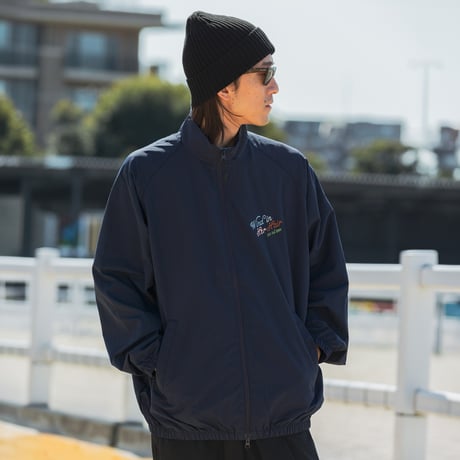 ウインドインハーヘア グラフィカルブルゾン（紺/Navy）