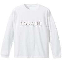 ソダシ引退記念グラフィカルロングスリーブTシャツ（白/White）