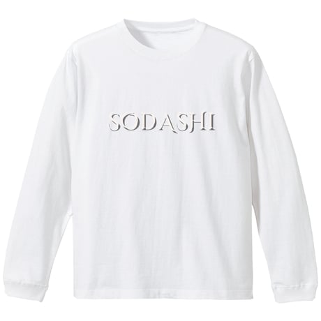 ソダシ引退記念グラフィカルロングスリーブTシャツ（白/White）