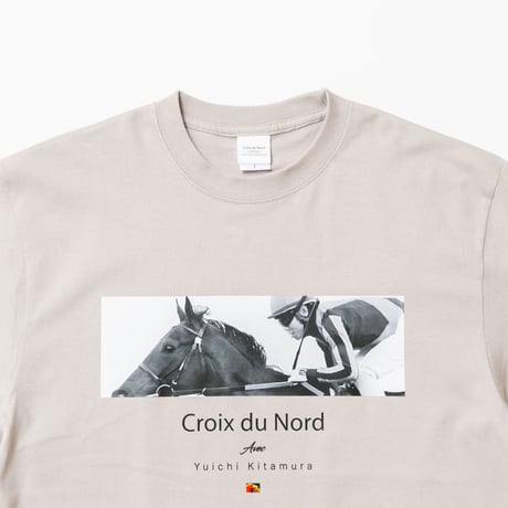 クロワデュノール グラフィカルTシャツAパターン（グレー/Gray）