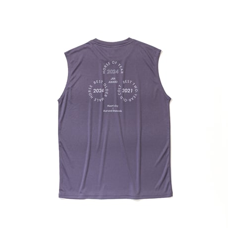 ドウデュース グラフィカルノースリーブTシャツ（紫/Purple）