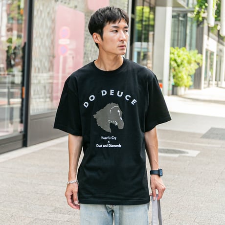 ドウデュース グラフィカルTシャツBパターン（黒/Black）