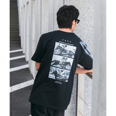 ディープインパクト グラフィカルTシャツBパターン（黒/Black）