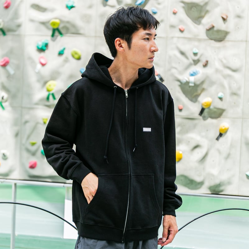 ドウデュース グラフィカルジップパーカー（黒/Black