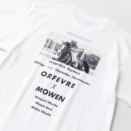 メロディーレーン グラフィカルTシャツCパターン（白/White）