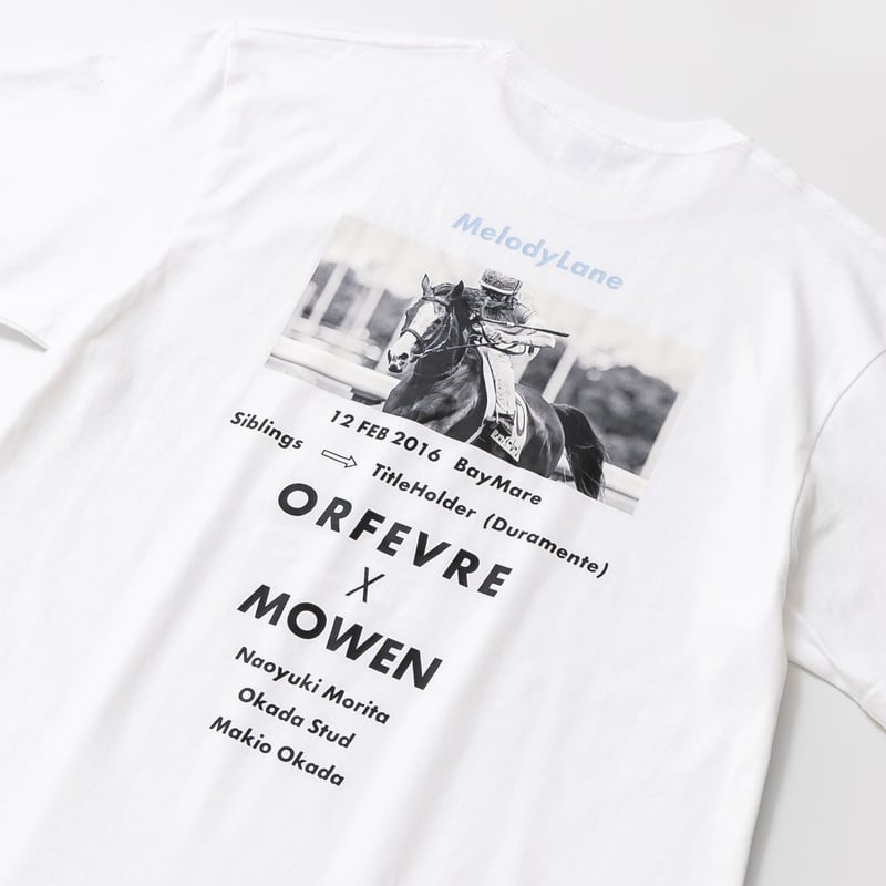 メロディーレーン グラフィカルTシャツCパターン（白/White