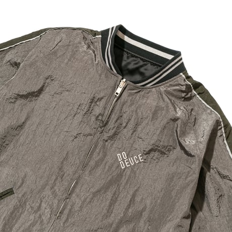 【数量100枚限定】ドウデュース引退記念 リバーシブルジャケット（グレー・黒/Gray・Black）