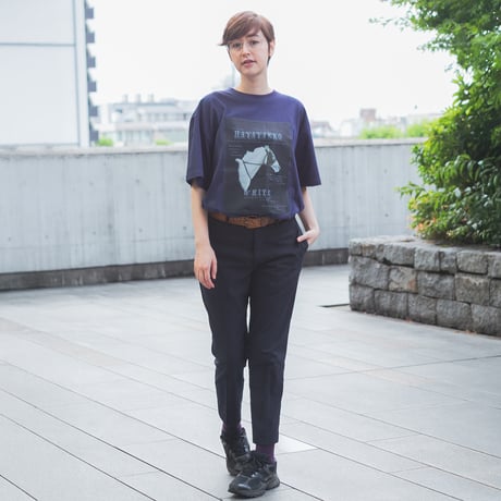 ハヤヤッコ グラフィカルTシャツAパターン（ネイビー/Navy）