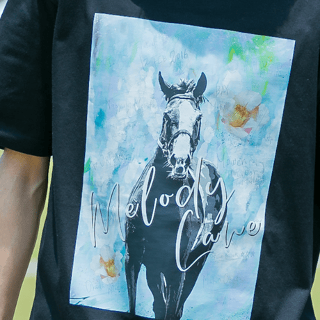 メロディーレーン グラフィカルTシャツAパターン（黒/Black）